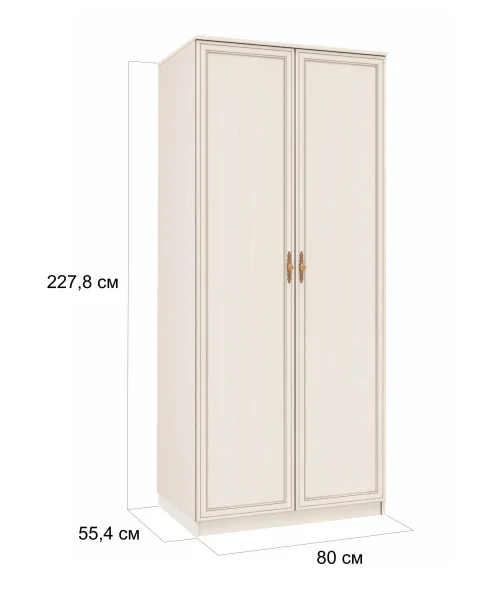 Шкаф для одежды 06.55 Габриэлла вудлайн кремовый