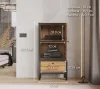 Тумба Лофт REG1D1S/60 дуб вотан/черный