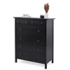 Комод 6 ящиков Кымор черный