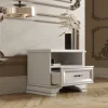 Тумба прикроватная Кентаки KOM1S белый