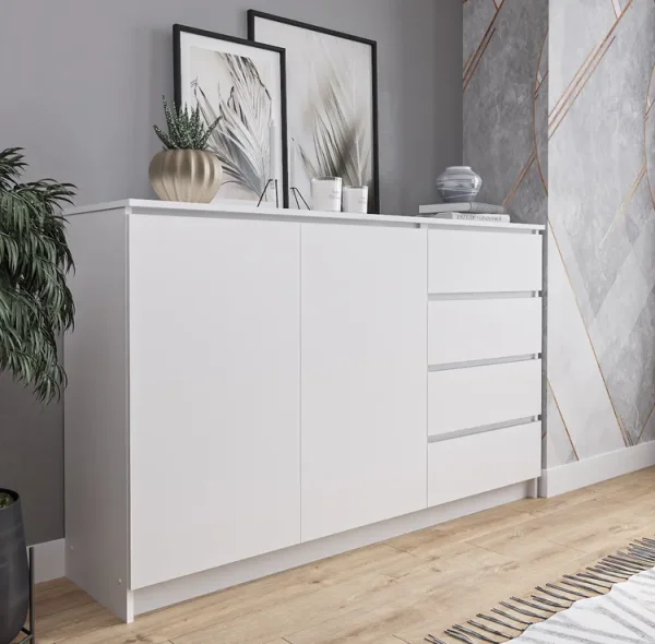 Комод Мори МК 1600.1 белый Комод Мори МК 1600.1 белый