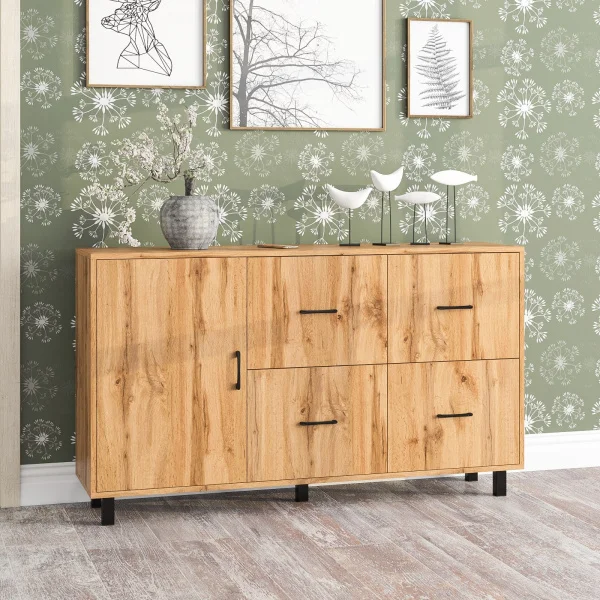 Комод 125-1504 дуб вотан Комод 125-1504 дуб вотан