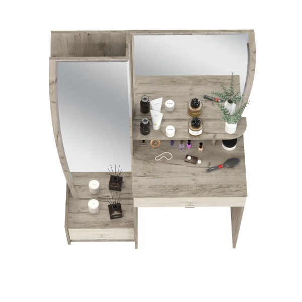 Трюмо 4-25102 Сицилия дуб крафт серый/скандинавское дерево белое Трюмо 4-25102 Сицилия дуб крафт серый/скандинавское дерево белое