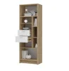 Шкаф Ирис ШК-05 дуб крафт золотой/белый