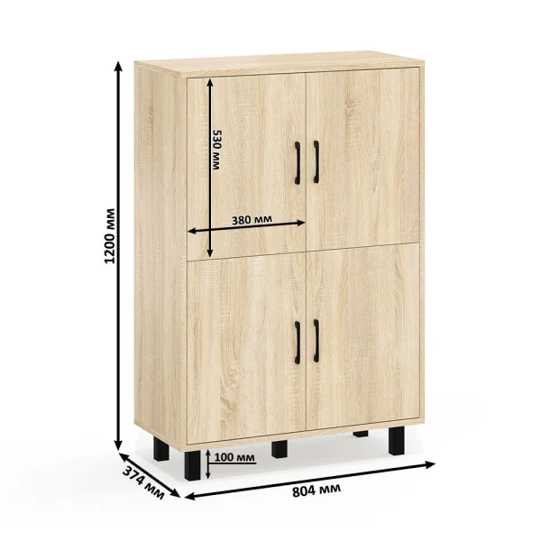 Комод 126-804 дуб сонома Комод 126-804 дуб сонома