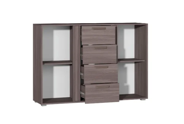 Модульная спальня Ника шимо темный/кашемир Модульная спальня Ника шимо темный/кашемир