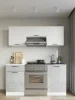 Кухня Дуся 1.6 белый/цемент