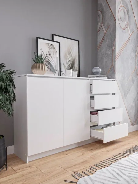 Комод Мори МК 1600.1 белый Комод Мори МК 1600.1 белый