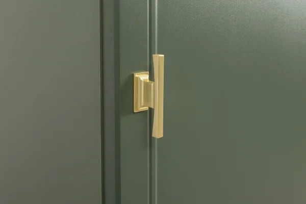 Шкаф-пенал Марион 16.333.01 дымчатый зеленый/олива шагрень