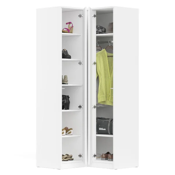 Угловой шкаф МШУ 960.1 белый Угловой шкаф МШУ 960.1 белый