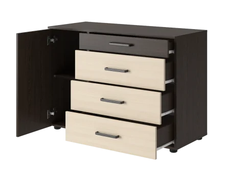 Комод Вега К-02 венге/дуб молочный