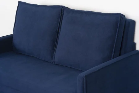 Диван Куба 1200 темно-синий (велюр Confetti №13)