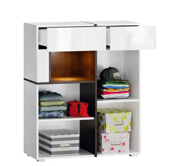 Комод Мадера белый глянец Комод Мадера белый глянец