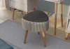 Банкетка 6-5134 Ева черная с рисунком