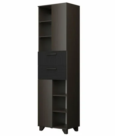 Пенал Копенгаген венге/черный матовый