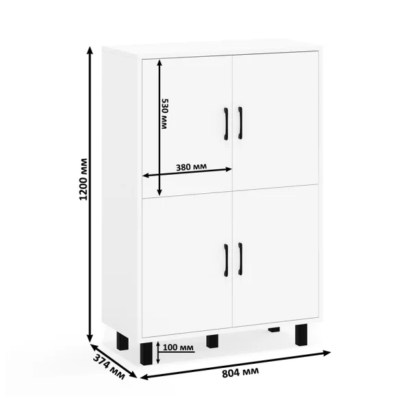 Комод 126-804 белый Комод 126-804 белый
