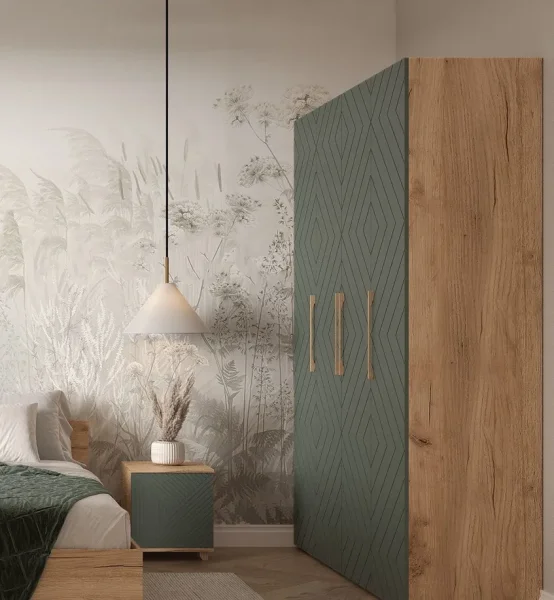 Шкаф Ньерд 1800 дуб вотан/можжевельник