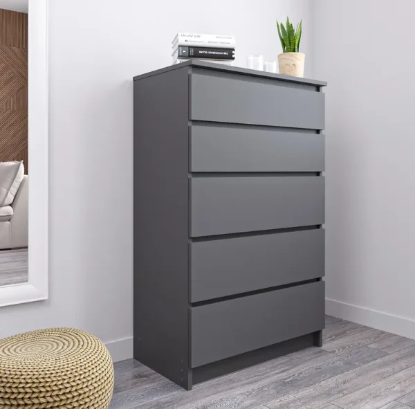 Комод высокий Мори МК 700.5 графит Комод высокий Мори МК 700.5 графит