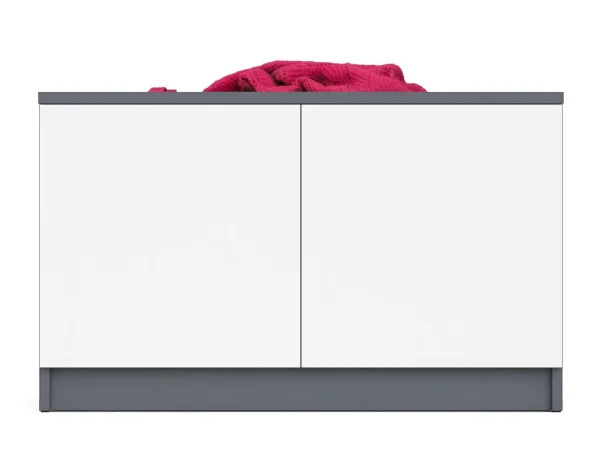 Тумба/антресоль МА 900.1 графит/белый Тумба/антресоль МА 900.1 графит/белый