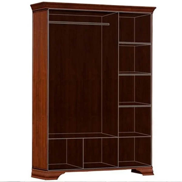 Шкаф платяной трехдверный Кентаки SZF5D2S каштан