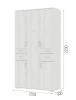 Шкаф Соло-2 (Нельсон ШК-02) дуб крафт белый