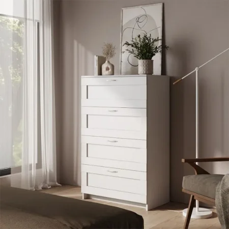 Комод Сириус 4 ящика белый