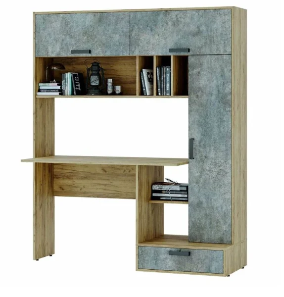 Стол письменный Техно крафт/бетон