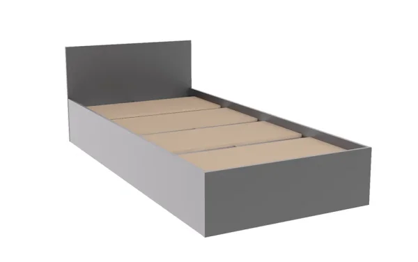 Кровать односпальная Мори КРМ 900.1 графит Кровать односпальная Мори КРМ 900.1 графит