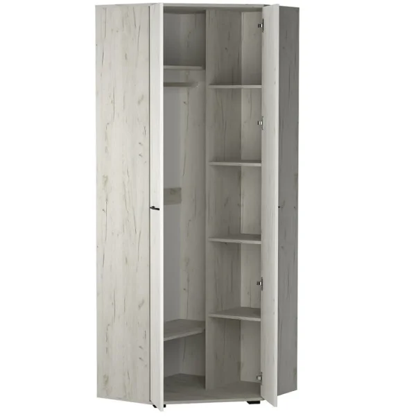 Шкаф угловой Италия ШУ-800 дуб крафт белый Шкаф угловой Италия ШУ-800 дуб крафт белый