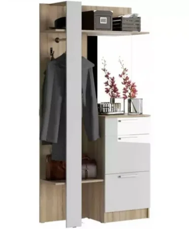 Прихожая Мартина дуб сонома/белый глянец