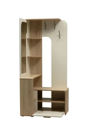 Вешалка напольная Антре дуб сонома/белый