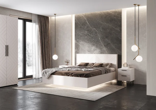 Кровать парящая Флэш 1,6 кашемир Кровать парящая Флэш 1,6 кашемир