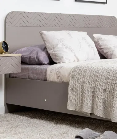 Кровать с подъемным механизмом Амьен 11.44 плейн/веллюто капучино