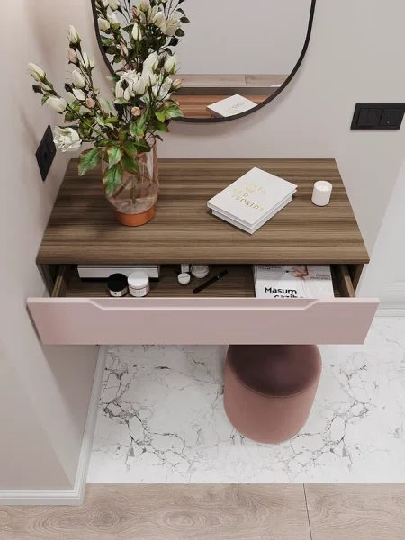 Тумба подвесная Роза 900 орех франклин/пудра скин тренто Тумба подвесная Роза 900 орех франклин/пудра скин тренто