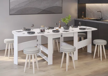 Стол-книжка 1-66 белый