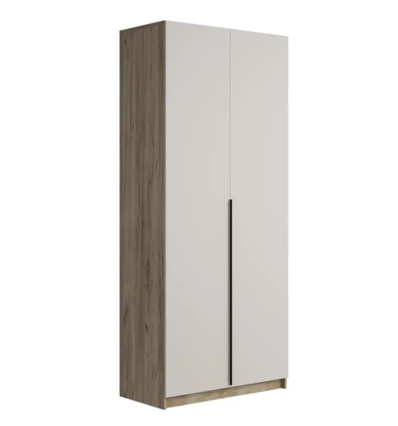 Шкаф со штангой Бохо ШК-001 дуб крафт серый/кашемир