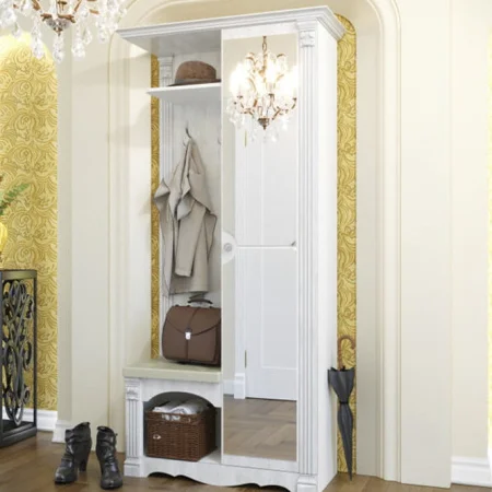 Прихожая Саша-16 белый/анкор светлый