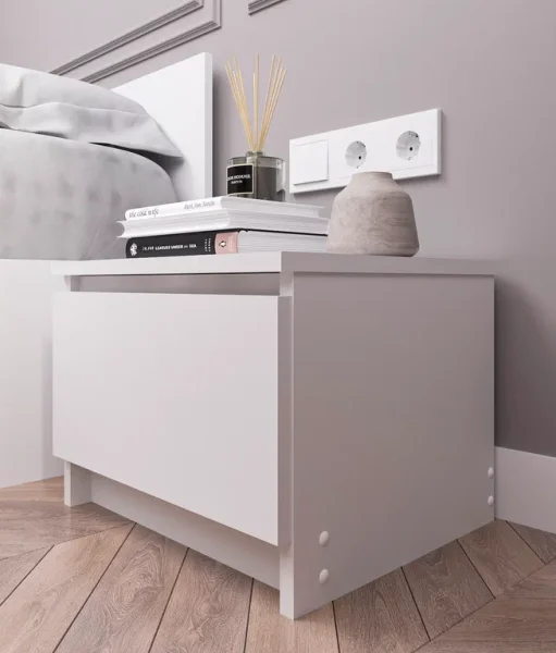 Тумба прикроватная Мори ТПМ 400.1 белый Тумба прикроватная Мори ТПМ 400.1 белый