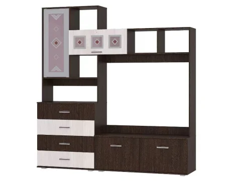 Центральная секция Белла венге/ясень белый