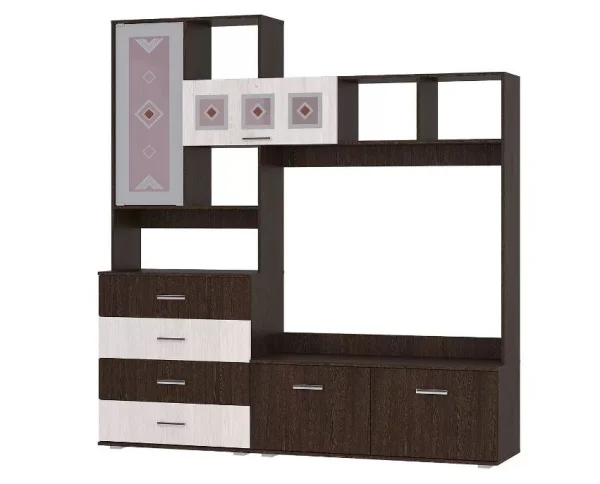 Центральная секция Белла венге/ясень белый