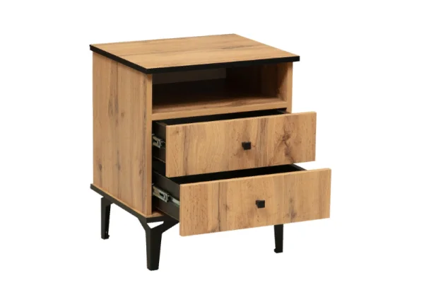 Тумба прикроватная 51.17 Либерти (опора метал. h=150 мм) Тумба прикроватная 51.17 Либерти (опора метал. h=150 мм)