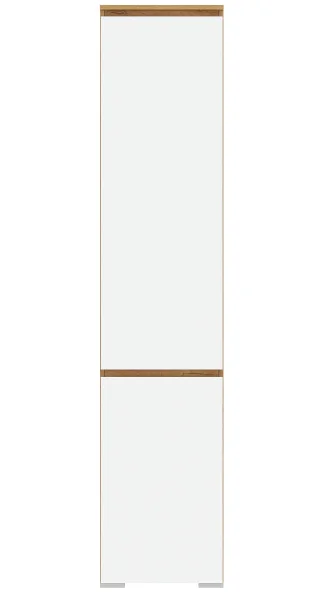 Пенал Гретта 2С дуб крафт золотой/белый