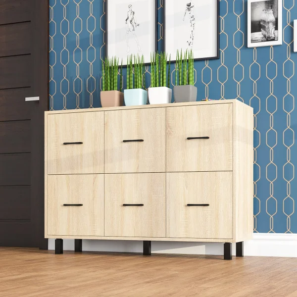Комод 6 ящиков 127-1204 дуб сонома Комод 6 ящиков 127-1204 дуб сонома