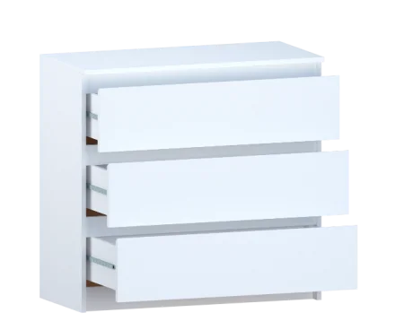 Комод Б 2.05 белый (серия без ручек)