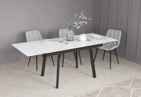 Стол керамический Герцог 1400х800х300 белый