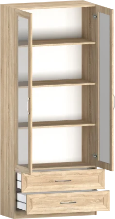Шкаф-витрина Классика 7.24 дуб сонома