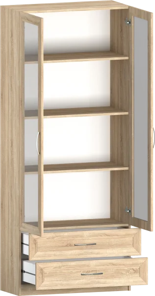 Шкаф-витрина Классика 7.24 дуб сонома