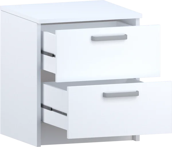 Тумба с 2 ящиками Лотос 1.021 белый Тумба с 2 ящиками Лотос 1.021 белый