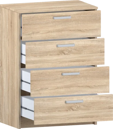 Комод с 4 ящиками 2.070 дуб сонома