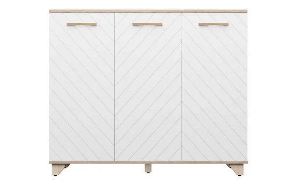 Комод Стокгольм дуб сонома/белый матовый Комод Стокгольм дуб сонома/белый матовый